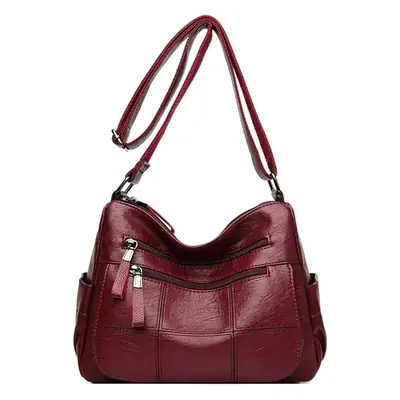 Purple Crossbody Bag for Women Soft Leather 2024