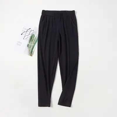 Women's Black Slim Fit Harlan Trousers Small