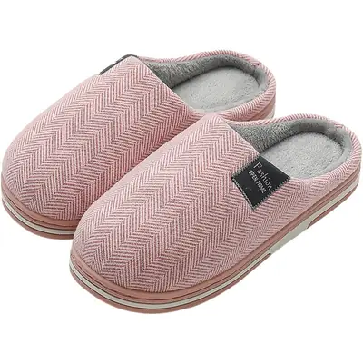 Winter Cotton Slippers for Women Large Size Warm Men