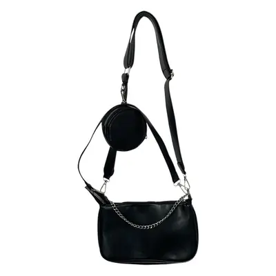 2025 Women's Black Crossbody Bag with Chain Strap