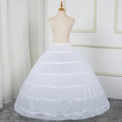Black Tiered Ball Skirt for Plus Size Wedding Dress