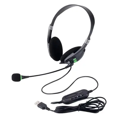 Factory Direct Approved USB Headset with Mic Boom
