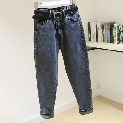 Women's Ash High Waist Slim Jeans 2020 New Arrival