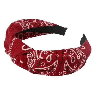 Retro Baroque Red Headband for Women