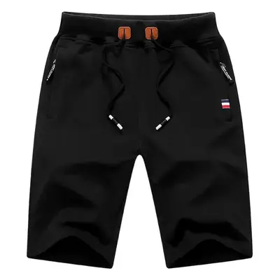 Men's Green Drawstring Casual Shorts Summer Wear