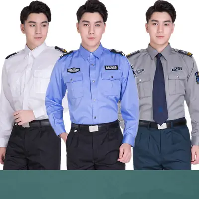 Men Grey Long Sleeve Shirt with Tie