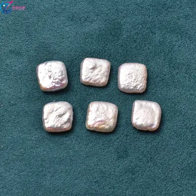 Natural Freshwater Pearl Baroque Squares 11mm Loose Beads
