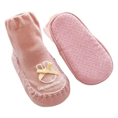 Grey Soft Baby Socks for Toddler Non-Slip Floor