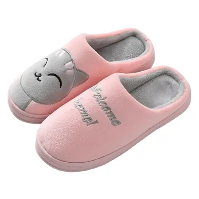 Winter Cartoon Cotton Slippers Warm Indoor