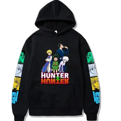 All-time HUNTER Cartoon Hooded European Sweatshirt