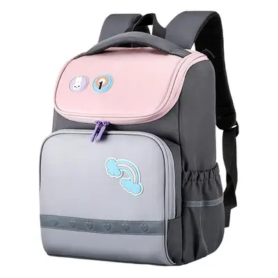 Oudel's New Spine-Protecting Schoolbag for Primary School Students, Lightweight and Large-Capacity Backpack for Children in Grades 1-6, Wholesale