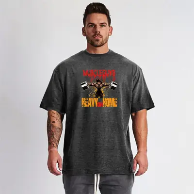 Men Heavy Heavy Dragon Ball T-Shirt Black