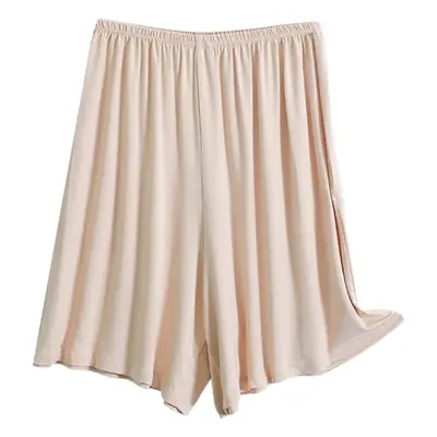 White Anti-See-Through Shorts for Women