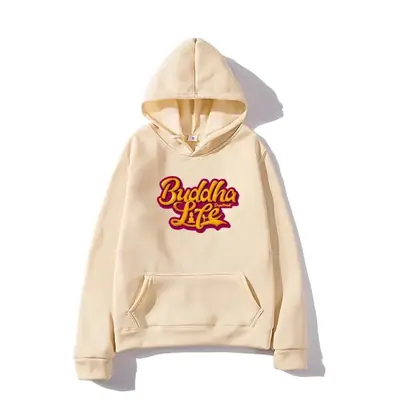 Men's Black Badilla Life Hoodie Plus Size Velvet