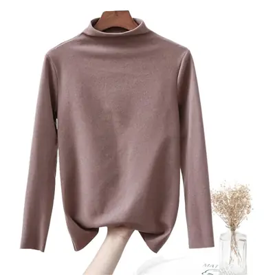 Women Black Velvet Long Sleeve Top Extra Large