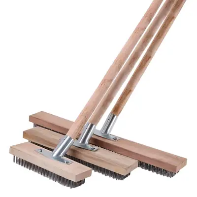 Long Handle Floor Brush for Moss Removal & Rust Removal
