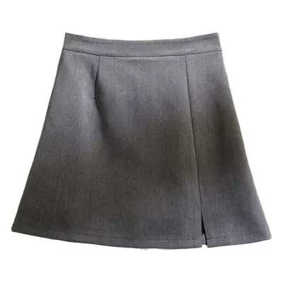 Black Korean Style Women's Half-Length Skirt