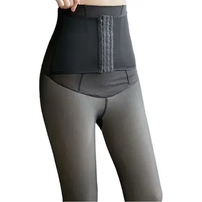 High-Waisted Translucent Butt-Lifting Leggings for Women