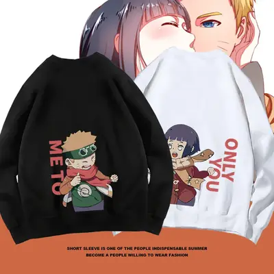 Naruto Graphic Crewneck Sweatshirt Set Blue