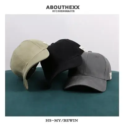 Women Baseball Cap Green Gray Wash Cotton Spring Autumn