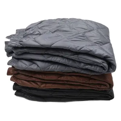 Women Down Cotton Quilted Pants Grey Winter Warm Slimming