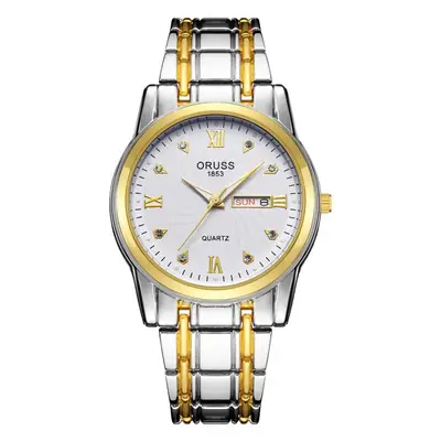 Counter Automatic Movement Watch Men's Calendar Luminous Waterproof Ultra-thin Non-mechanical Watch Steel Domestic Watch Men