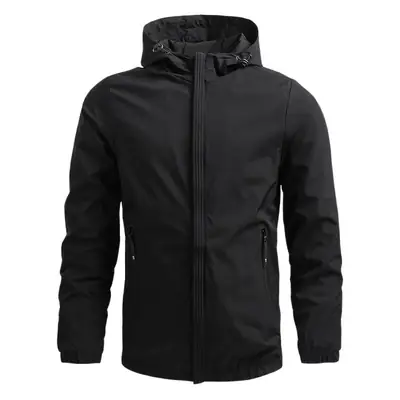 Amazon Cross-border Men's Spring and Autumn Casual Jacket Coat Baseball Coat Hooded Men's Coat Foreign Trade Men's 1828