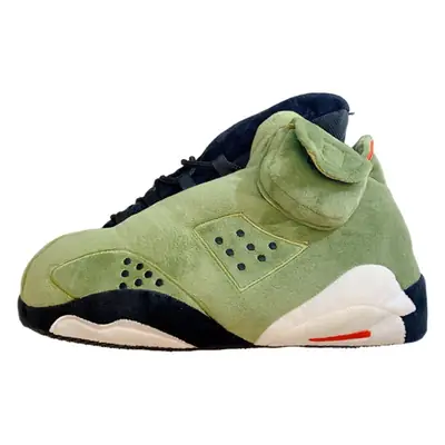 Cross-Border Douyin Spoof Aj1 Cotton Slippers Internet Celebrity Funny Cotton Shoes Coconut Luminous Bread Shoes Warm Home Winter