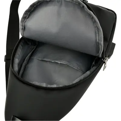 Men's Waterproof Chest Bag Blue Black Shoulder Wear