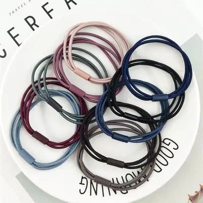 Korean Style Hair Ropes Rubber Bands for Girls