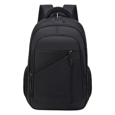 Men's Black Crossbody School Backpack Large Capacity Travel Bag