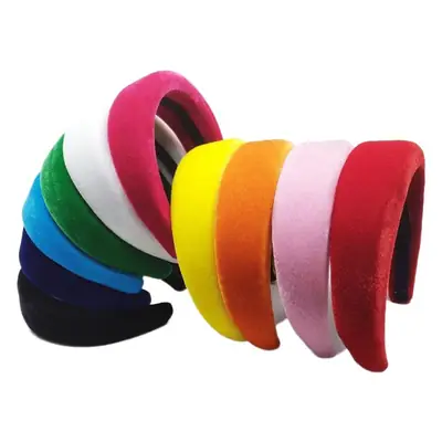 Black Fleece Hair Band for Women Winter Use