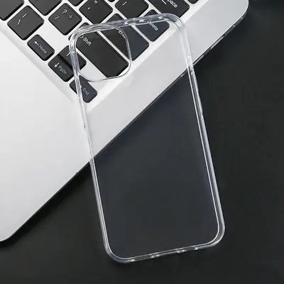 Transparent Tpu Leather Phone Case for 14 Pro Max