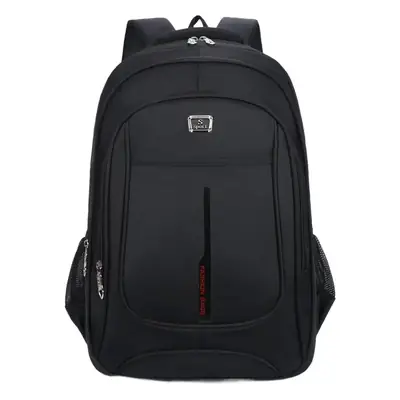 Men's Black Large Capacity Backpack Travel School Business