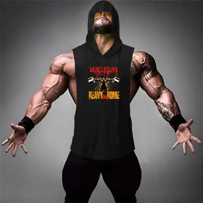 Mascif Cool Hooded Sleeveless T-Shirt for Men
