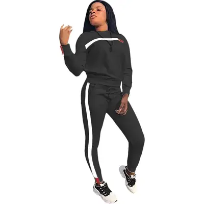 Women's Navy Blue Cross-Border Track Suit 2026
