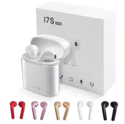 I7S Bluetooth 5.0 Earphones with Charging Case & Touch Screen