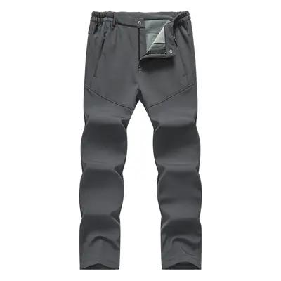 Men's Fleece-Lined Warm Hiking Pants Extra Large