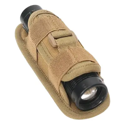 360-degree rotating Molle flashlight sleeve waist bag