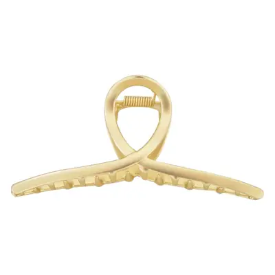 Metal Large Cross Hair Clip Women's Retro Alloy
