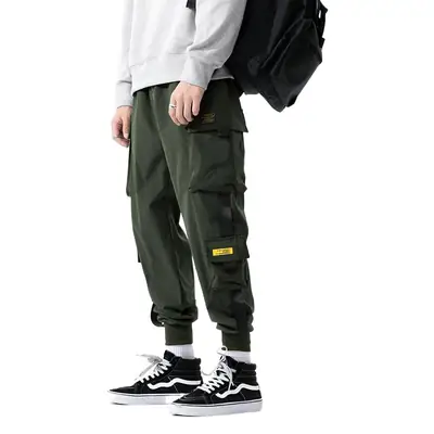 Men's Shadowless Wall Pants Net Casual Spring Overalls