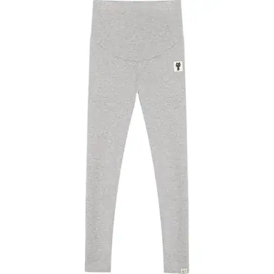 Pregnant Women's Grey Kitten Pants Adjustable Belly Pants