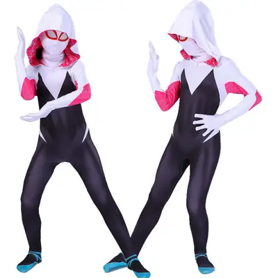 Halloween Spider Man Costume Spider Woman Leotard