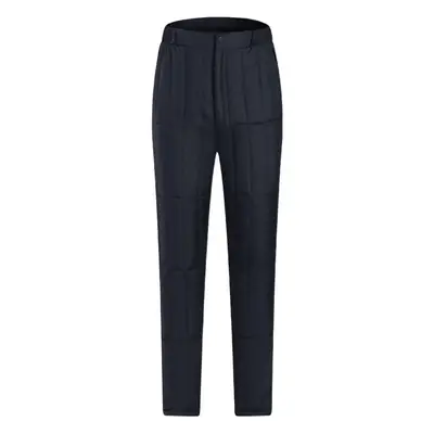Men Winter Thickened Duck Pants Black High Waist