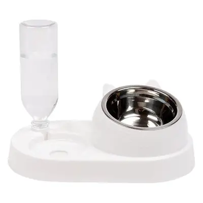 Cat Bowl Cat Drinker Dog Double Bowl Automatic Pet Bowl Feeder Dog Bowl Cat Basin Cat Supplies Water Dispenser