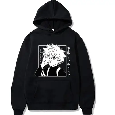 Men Hunter x HUNTER Hooded Sweatshirt Yellow