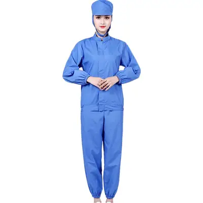 White Biopharmaceutical Workwear Set for Tea Factory Cosmetics