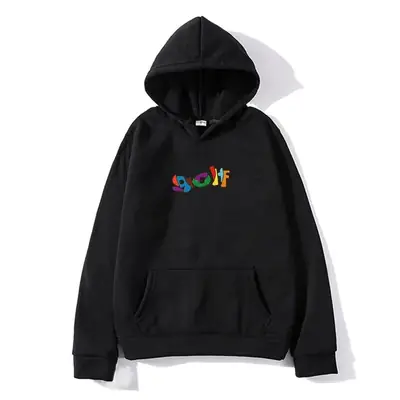 White Golf Hoodie Taylor WANG Floral Print