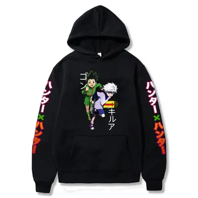 Pink Anime Hoodie for Boys Girls Cartoon Print