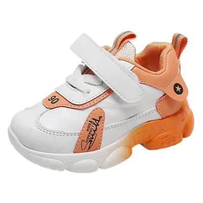 Clearance 2026 Spring and Autumn Children's Sports Shoes Boys and Girls White Shoes Soft Sole Infant Baby Shoes Toddler Walking Shoes